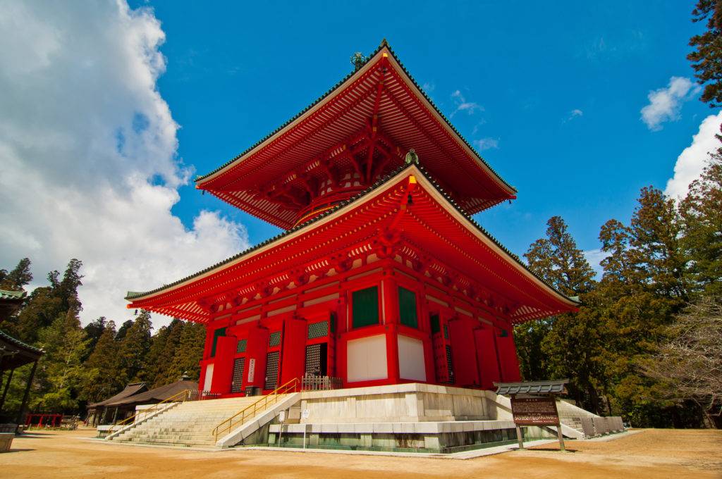 Japanese temple in Koya
