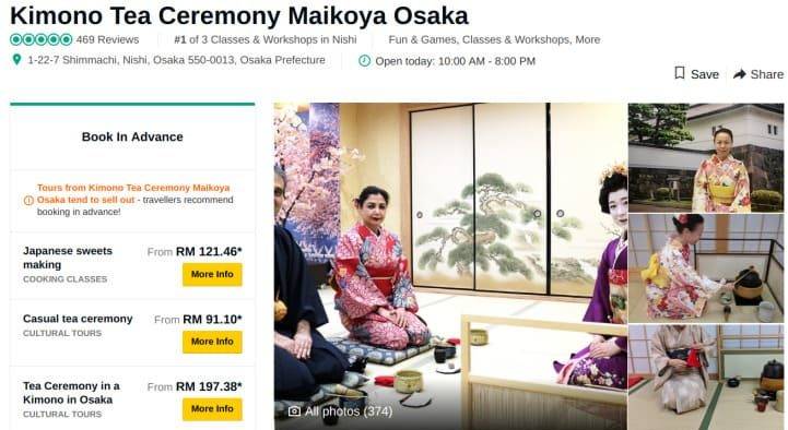 Maikoya Calligraphy Experience Kyoto