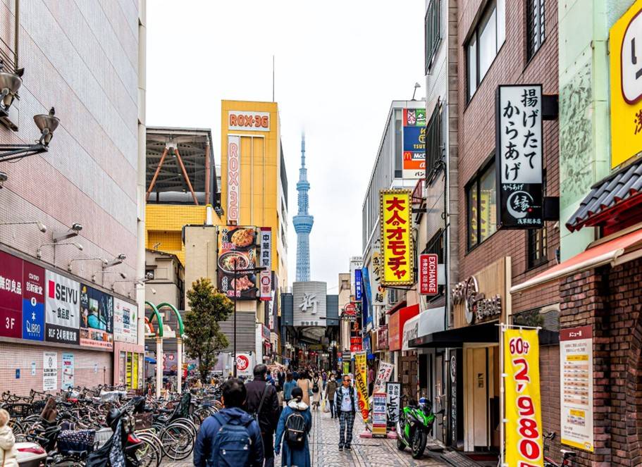Food in the Area and A Recommended Ramen Shop in Skytree