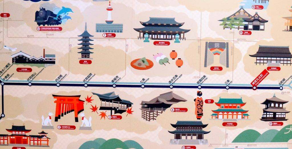 Fushimi Inari Keihan Transportation Map