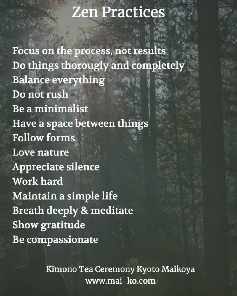 Zen practices