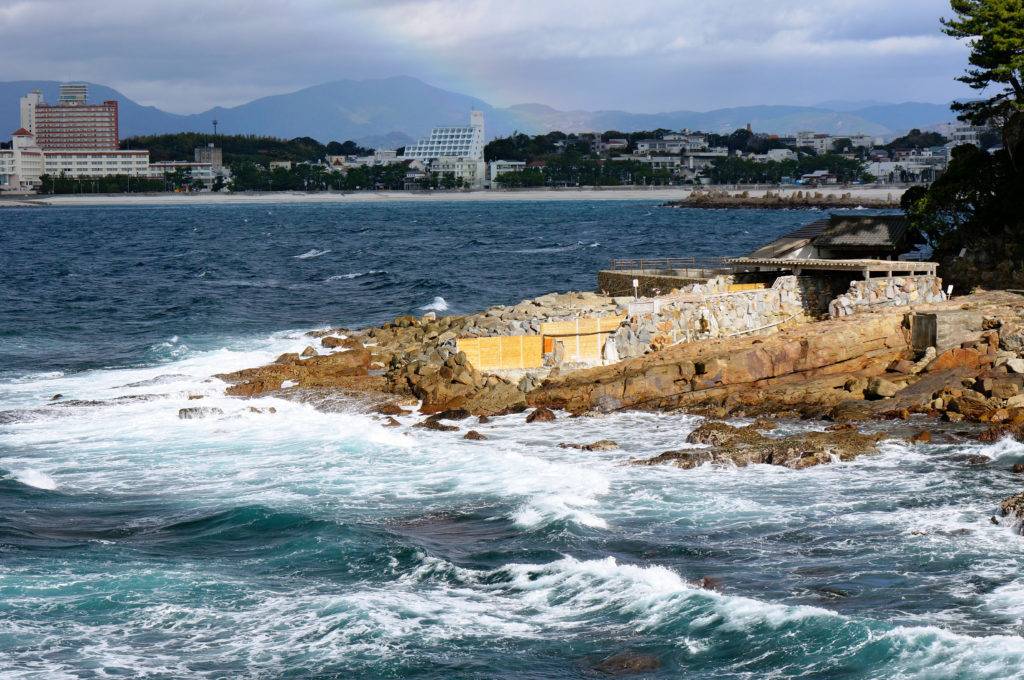 Nanki-Shirahama Onsen in Shirahama, Wakayama prefecture, Japan.