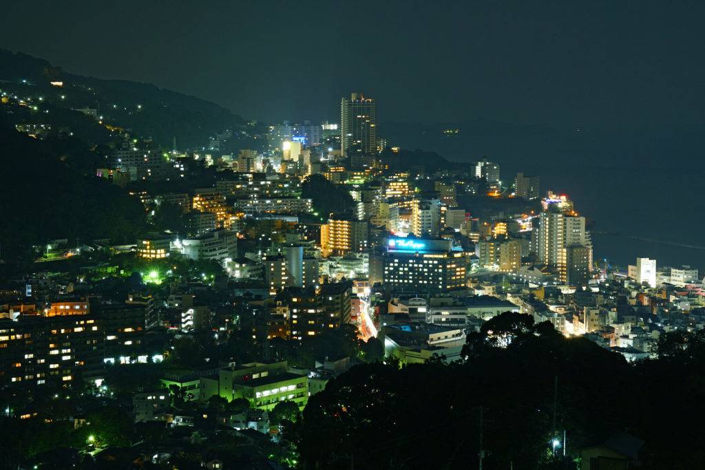 Atami Onsen in Atami, Shizuoka prefecture, Japan.