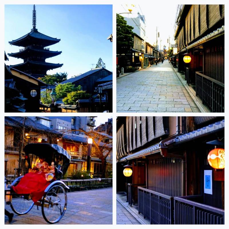 Gion machiya-COLLAGE