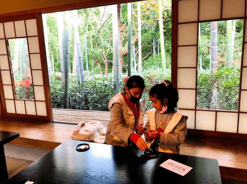 Okochi Sanso Garden teahouse