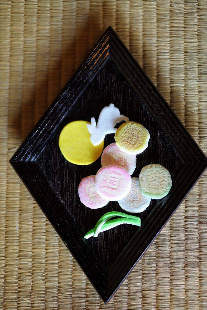 tea ceremony dry sweets higashi