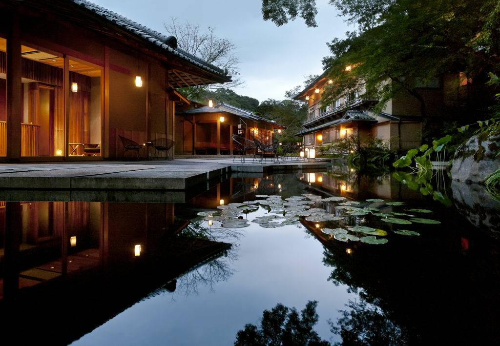 Hoshinoya Kyoto water garden by Hoshino Resorts