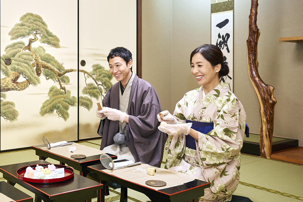 Japanese Sweets making and Tea ceremony